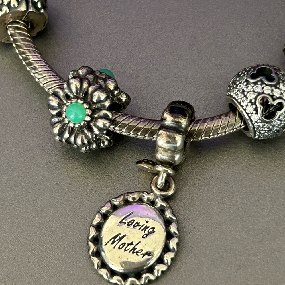Pandora Charm Bracelet Loving Mother Disney Mickey Mouse Sea Turtle View 3